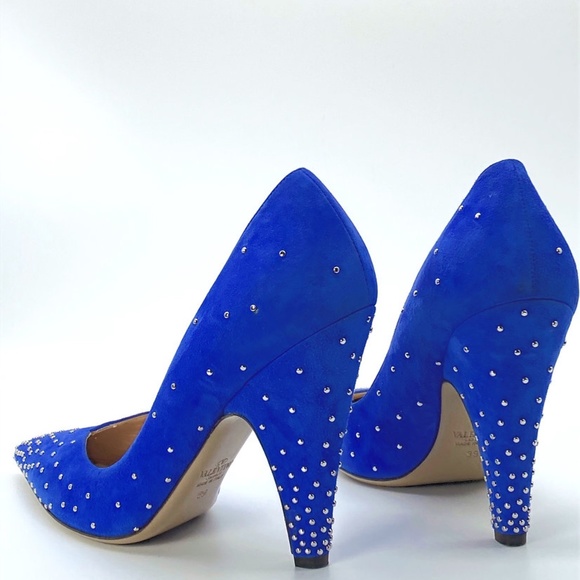 Valentino Suede Studded Pump - Picture 2 of 13
